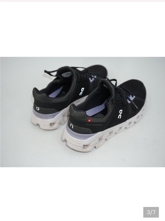 Once We Were Warriors Shoes - On Running Cloudswift Shoes Womens Size 8 Black Helion Road Running CloudTec